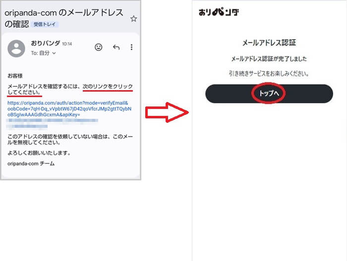新規登録の流れ